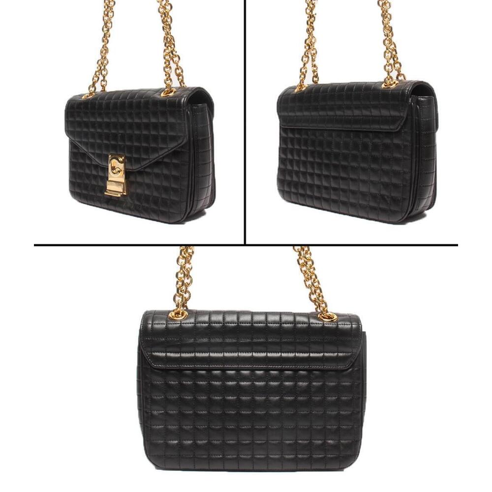 Celine Bag Quilted Shoulder Chain Crossbody